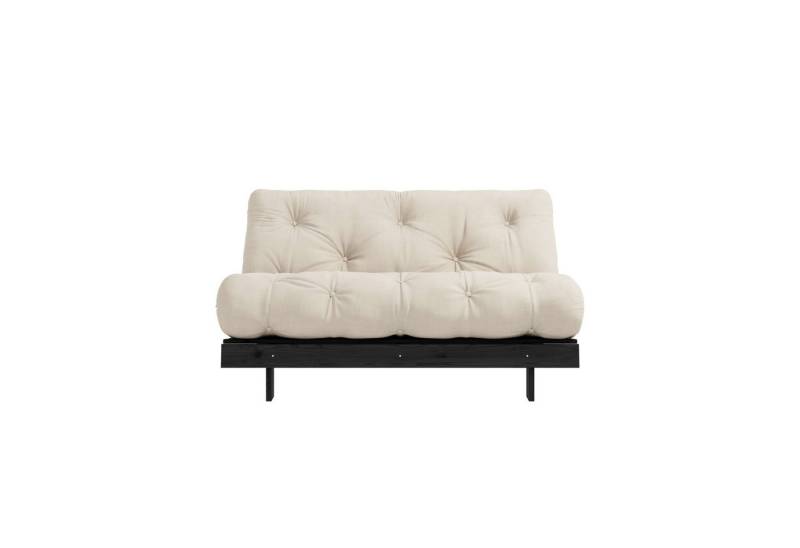 Karup Design Daybett Daybett Roots Schlafsofa – Gästebett & Sofa aus FSC®-Kiefer, Inkl. Futonmatratze, in mehreren Größen & Farben erhältlich von Karup Design