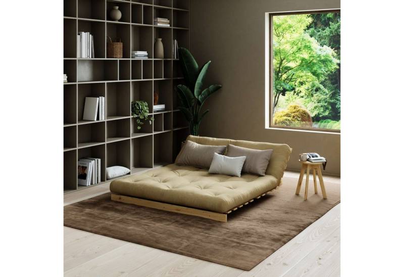 Karup Design Daybett Daybett Roots Schlafsofa – Gästebett & Sofa aus FSC®-Kiefer, Inkl. Futonmatratze, in mehreren Größen & Farben erhältlich von Karup Design