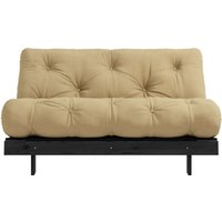 Karup Design Daybett "Roots Schlafsofa, Gästebett, Sofa inkl. Futonmatratze", Liegefläche 90/140/160 x200 cm, FSC zertifizierte Kiefer von Karup Design