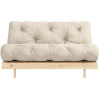 Karup Design Daybett "Roots Schlafsofa, Gästebett, Sofa inkl. Futonmatratze", Liegefläche 90/140/160 x200 cm, FSC zertifizierte Kiefer von Karup Design