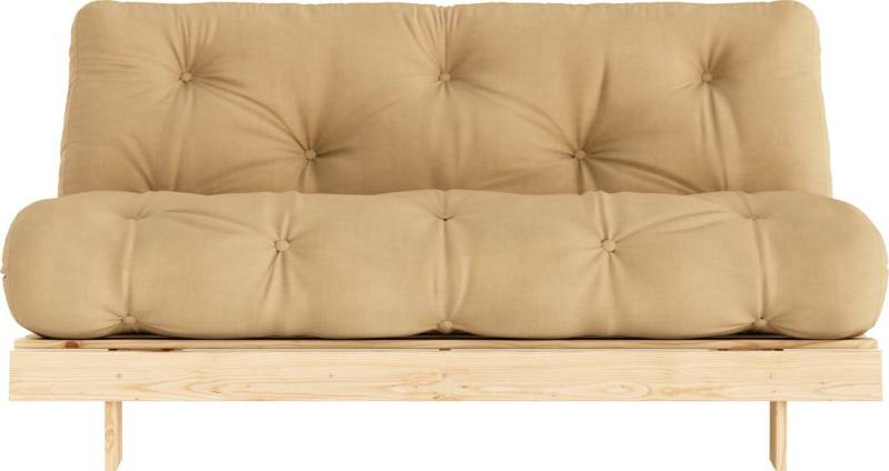 Karup Design Schlafsofa Roots 160 Schlafsofa, Gästebett, Sofa mit Futonmatratze, 2 Teile, Inkl. Futonmatratze, Liegefläche 160x200 cm, FSC® zertifizierte Kiefer von Karup Design