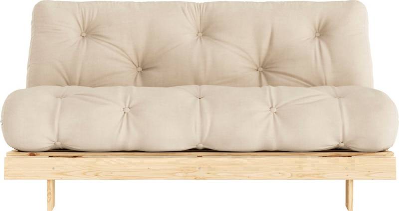 Karup Design Schlafsofa Roots 160 Schlafsofa, Gästebett, Sofa mit Futonmatratze, 2 Teile, Inkl. Futonmatratze, Liegefläche 160x200 cm, FSC® zertifizierte Kiefer von Karup Design