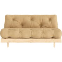 Karup Design Schlafsofa "Roots 160 Schlafsofa, Gästebett, Sofa mit Futonmatratze", (2 St.), Inkl. Futonmatratze, Liegefläche 160x200 cm, FSC zertifizierte Kiefer von Karup Design