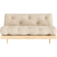 Karup Design Schlafsofa "Roots 160 Schlafsofa, Gästebett, Sofa mit Futonmatratze", (2 St.), Inkl. Futonmatratze, Liegefläche 160x200 cm, FSC zertifizierte Kiefer von Karup Design