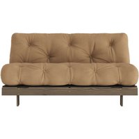 Karup Design Schlafsofa "Roots 160 Schlafsofa, Gästebett, Sofa mit Futonmatratze", (2 St.), Inkl. Futonmatratze, Liegefläche 160x200 cm, FSC zertifizierte Kiefer von Karup Design