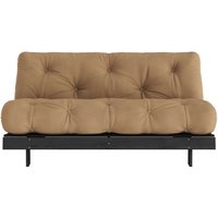 Karup Design Daybett "Daybett Roots Schlafsofa – Gästebett & Sofa aus FSC-Kiefer" 2 Stk. tlg. Inkl. Futonmatratze, Liegefläche 160x200 cm, FSC zertifizierte Kiefer von Karup Design