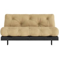 Karup Design Schlafsofa "Roots 160 Schlafsofa, Gästebett, Sofa mit Futonmatratze", (2 St.), Inkl. Futonmatratze, Liegefläche 160x200 cm, FSC zertifizierte Kiefer von Karup Design