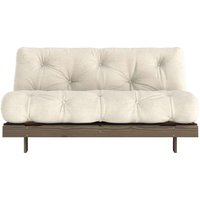 Karup Design Schlafsofa "Roots 160 Schlafsofa, Gästebett, Sofa mit Futonmatratze", (2 St.), Inkl. Futonmatratze, Liegefläche 160x200 cm, FSC zertifizierte Kiefer von Karup Design