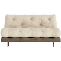 Karup Design Schlafsofa "Roots 160 Schlafsofa, Gästebett, Sofa mit Futonmatratze", (2 St.), Inkl. Futonmatratze, Liegefläche 160x200 cm, FSC zertifizierte Kiefer von Karup Design
