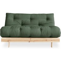 Karup Design Daybett "Roots Schlafsofa, Gästebett, Sofa inkl. Futonmatratze", Liegefläche 90/140/160 x200 cm, FSC zertifizierte Kiefer von Karup Design