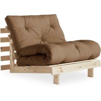 Karup Design Daybett "Daybett Roots Schlafsofa – Gästebett & Sofa aus FSC-Kiefer", Inkl. Futonmatratze, in mehreren Größen & Farben erhältlich von Karup Design