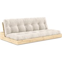Karup Design - Base Schlafsofa, Kiefer klar lackiert / ivory von Karup