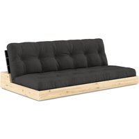 KARUP Design - Base Schlafsofa, schwarz lackiert / dark grey von Karup