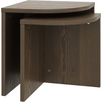 Karup Design - Combine Beistelltisch-Set, Kiefer carobbraun (2er-Set) von Karup