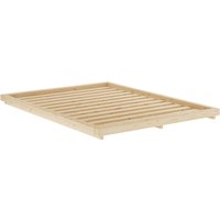 KARUP Design - Dock Bettgestell mit Lattenrost, 140 x 200 cm, Kiefer klar lackiert von Karup