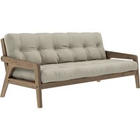 KARUP Design - Grab Sofa, Kiefer carobbraun / linen (914) von Karup