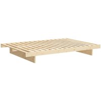 Karup Design - Kanso Bett, 140 x 200 cm, Kiefer natur von Karup