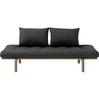 KARUP Design - Pace Daybed, Kiefer carobbraun / dunkelgrau (734) von Karup