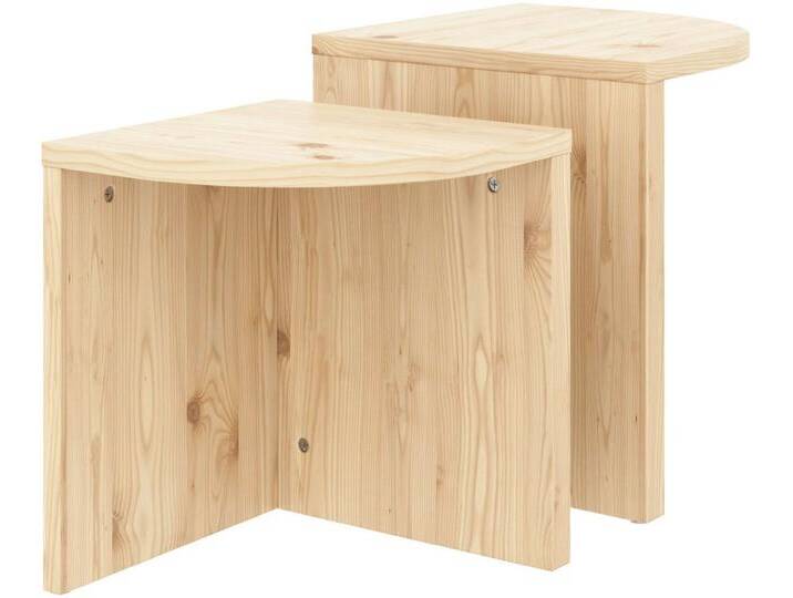Karup Design Satztisch COMBINE Tables Set, Couchtisch, Beistelltisch, Satztisch, 2’er Set (Set, 2-St., 2 Stück), Beistelltischset aus FSC®-zertifiziertem Kiefernholz von Karup