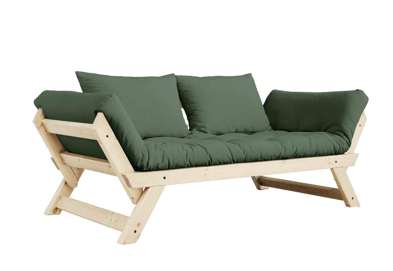 Schlafsofa BEBOP Sofa Kiefer natur lackiert abklappbar von Karup Schlafsofa BEBOP Sofa Kiefer natur lackiert abklappbar von Karup von Karup