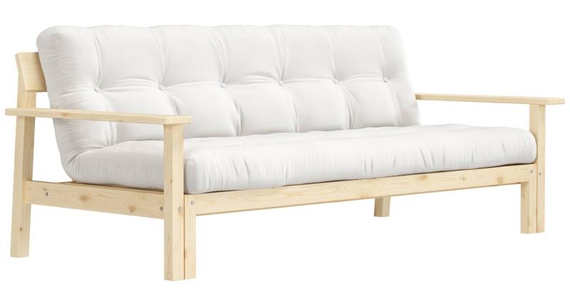 Schlafsofa UNWIND Polster Natural Sofagestell Kiefer massiv von Karup