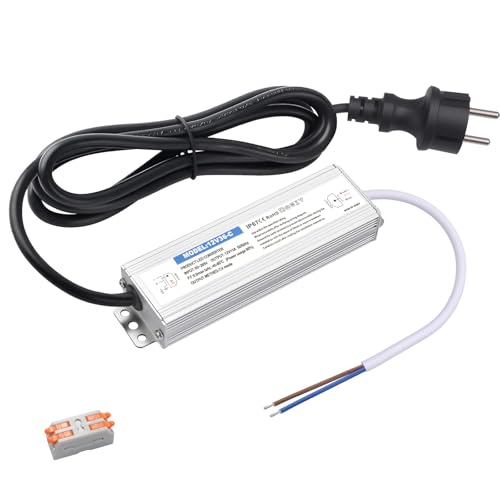 Karyoosi LED Trafo 12V 36W 3A,IP67 Wasserdicht LED Netzteil Transformator 230V auf 12V, mit EU-Stecker 1,5m Kabel, für LED Streifen, Außenbeleuchtung Karyoosi LED Trafo 12V 36W 3A,IP67 Wasserdicht LED Netzteil Transformator 230V auf 12V, mit EU-Stecker 1,5m Kabel, für LED Streifen, Außenbeleuchtung von Karyoosi