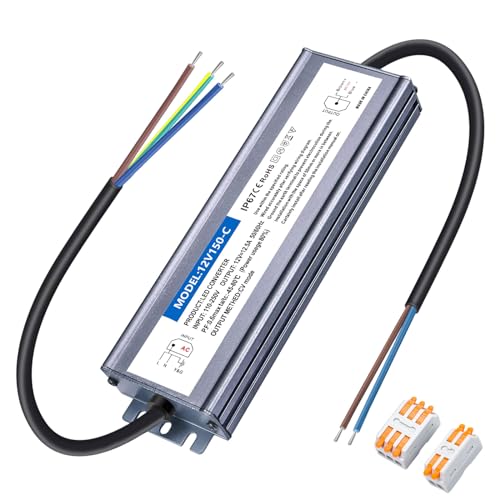 Karyoosi LED Trafo 230V auf 12V Led Transformator 150W 12.5A, Wasserdichtes IP67 LED Netzteil Für LED-Beleuchtung im Innen- und Außenbereich Karyoosi LED Trafo 230V auf 12V Led Transformator 150W 12.5A, Wasserdichtes IP67 LED Netzteil Für LED-Beleuchtung im Innen- und Außenbereich von Karyoosi