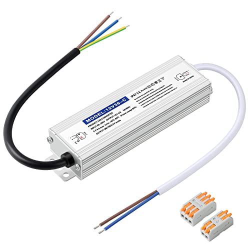 Karyoosi LED Trafo 230V auf 12V Led Transformator 36W 3A, Wasserdichtes IP67 LED Netzteil Für LED-Beleuchtung im Innen- und Außenbereich Karyoosi LED Trafo 230V auf 12V Led Transformator 36W 3A, Wasserdichtes IP67 LED Netzteil Für LED-Beleuchtung im Innen- und Außenbereich von Karyoosi