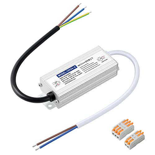 Karyoosi LED Trafo 24W 2A, Wasserdichtes IP67 LED Netzteil für LED-Beleuchtung innen und außen, 230V auf 12V Karyoosi LED Trafo 24W 2A, Wasserdichtes IP67 LED Netzteil für LED-Beleuchtung innen und außen, 230V auf 12V von Karyoosi