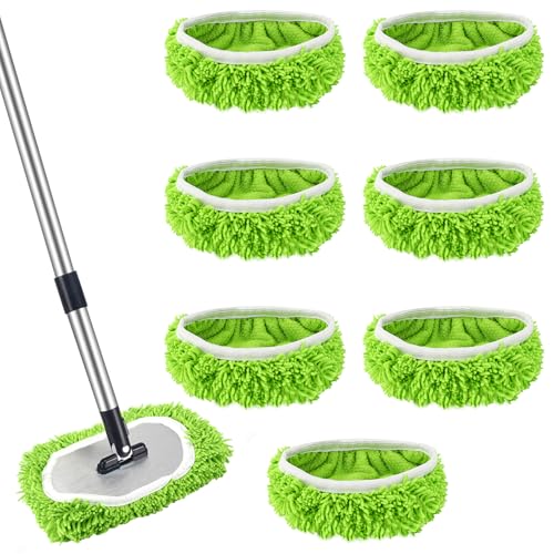 8 StüCk BodenwischtüCher FüR Swiffer Feuchte BodentüCher Mikrofaser Wiederverwendbar FüR Swiffer BodentüCher Trockene/Feuchte BodentüCher FüR Swiffer Sweeper Mop Reinigung Von HartböDen Und HolzböDen von Kasanni