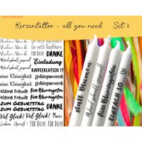 Kerzentattoo, Kerzensticker, Wasserschiebefolie, Wünsche, Geburtstag, Danke, Für Dich, Geschenk, A4 Kerzentattoo, Kerzensticker, Wasserschiebefolie, Wünsche, Geburtstag, Danke, Für Dich, Geschenk, A4 von Kaschmora