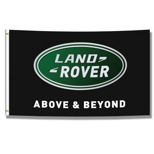Kasflag Landflaggen-Rover-Banner (90 x 150 cm, HD-Druck, 150D-Polyester), Wohnheim, Garage, Dekoration, Männerhöhle von Kasflag