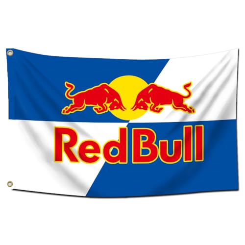 Kasflag Redblls Flaggen-Banner (90 x 150 cm, strapazierfähig, strapazierfähiges 150D-Polyester) für Studentenwohnheim, Männerhöhle von Kasflag
