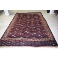 Antiker Teppich Von Yamooq in Sehr Gutem Zustand von KashanCarpets