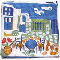Kettenstich Kissen Abdeckungen Handgefertigte Kaschmir Crewel Artsilk Hand Bestickt Gehäkelt Multi-Color Modern Art Design Set 6 Stück von KashmirCollectionsIN
