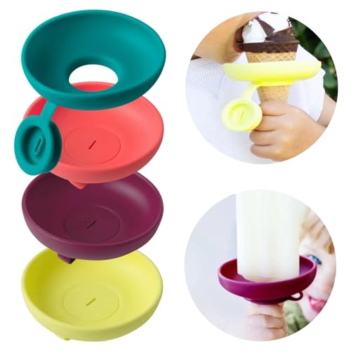 4 Stücks Eishalterung Kinder,Eishalter für Eis Am Stiel & Eiscreme Kegel,Popsicle Holder,Silikon Tropffreie Eis Am Stiel Halter,Eis Stiel Halterung,Eis Tropfschutz,Stieleis Halter Eis Halter (4pcs) 4 Stücks Eishalterung Kinder,Eishalter für Eis Am Stiel & Eiscreme Kegel,Popsicle Holder,Silikon Tropffreie Eis Am Stiel Halter,Eis Stiel Halterung,Eis Tropfschutz,Stieleis Halter Eis Halter (4pcs) von Kashyke
