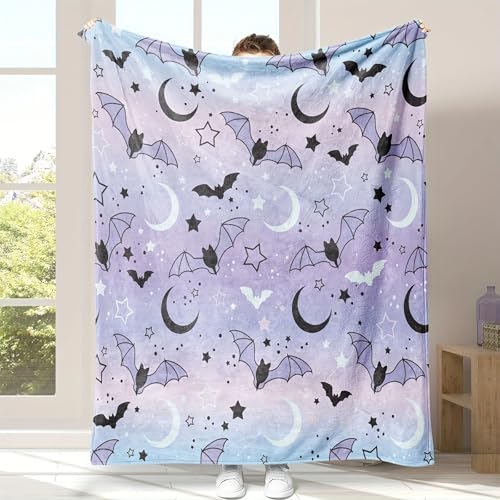 Halloween Decke, Kürbis Decke Flauschig Halloween Blanket Süße Rosa Kuscheldecke Herbst Decke Halloween Aesthetic Decke Orange Pink Halloween Kuscheldecke Pumpkin Geist Boo Decke (#03, 150 * 200CM) von Kashyke