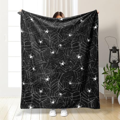 Halloween Decke, Kürbis Decke Flauschig Halloween Blanket Süße Rosa Kuscheldecke Herbst Decke Halloween Aesthetic Decke Orange Pink Halloween Kuscheldecke Pumpkin Geist Boo Decke (#07, 150 * 200CM) von Kashyke
