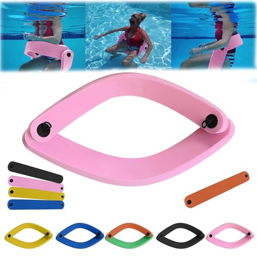 Kashyke Wasserliege für Pool Wasserstuhl Schwimmsessel Pool Sitz Grand Floats Poolsitz Schwimmsitz Wassersitz Wasserstuhl Liege Auftriebshilfe für Erwachsene (Rosa) von Kashyke