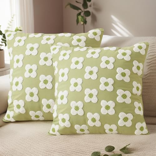 Kissenbezug 40x40 Frühling 2er Set Blumen Kissenbezüge Sommer Moderne Frühlings Kissenhülle Zierkissenbezüge für Sofakissen Dekokissen Wohnzimmer Bett Sofa Schlafzimmer Frühling Deko (#03, 40 x 40 cm) Kissenbezug 40x40 Frühling 2er Set Blumen Kissenbezüge Sommer Moderne Frühlings Kissenhülle Zierkissenbezüge für Sofakissen Dekokissen Wohnzimmer Bett Sofa Schlafzimmer Frühling Deko (#03, 40 x 40 cm) von Kashyke