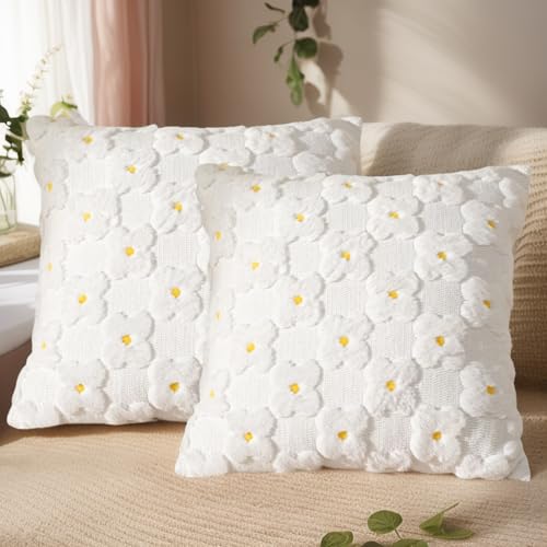 Kissenbezug 45x45 Frühling 2er Set Blumen Kissenbezüge Sommer Moderne Frühlings Kissenhülle Zierkissenbezüge für Sofakissen Dekokissen Wohnzimmer Bett Sofa Schlafzimmer Frühling Deko (#04, 45 x 45 cm) Kissenbezug 45x45 Frühling 2er Set Blumen Kissenbezüge Sommer Moderne Frühlings Kissenhülle Zierkissenbezüge für Sofakissen Dekokissen Wohnzimmer Bett Sofa Schlafzimmer Frühling Deko (#04, 45 x 45 cm) von Kashyke