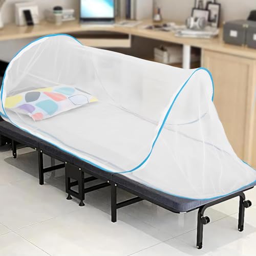 Moskitonetz Outdoor Reise Pop Up Mückennetz Faltbar Leicht Klein Moskitonetze Einzelbett Camping Moskitozelt ohne Aufhängung Mosquito Netz 90x200 Mückenschutz Zelt für Erwachsene Kinder Baby (Blau) Moskitonetz Outdoor Reise Pop Up Mückennetz Faltbar Leicht Klein Moskitonetze Einzelbett Camping Moskitozelt ohne Aufhängung Mosquito Netz 90x200 Mückenschutz Zelt für Erwachsene Kinder Baby (Blau) von Kashyke