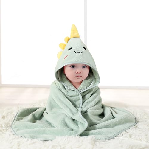Personalisierte Baby Handtuch mit Name Kapuzenhandtuch Handtücher Badetuch Personalisiert Babyhandtuch mit Kapuze, Geschenke für Mädchen Junge, 80*80 cm, Korallenfleece, Bestickt, Weich & Bequem (#05) von Kashyke