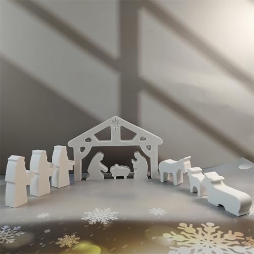 Silikonform Krippe, Gießform Krippe, Silikonformen Gießformen Krippe, Mini Krippe Gießform, Silikon Gießform Krippe, Silikonform Weihnachten Krippe, Gießform Silikon Weihnachten (A) von Kashyke