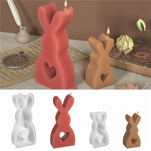 Silikonformen Gießformen Ostern Silikonform Ostern Hase Frühling Gießform Silikon Giessformen Raysin Silikonform Osterhase Silikonform Oster Kerzen Hase Formen für Gips Gießen (A1-1&2) von Kashyke