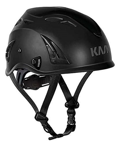 KASK PLASMA AQ INDUSTRIESCHUTZ -UND KLETTERHELM (SCHWARZ) | INKLUSIVE SCHUTZBRILLE (SCHWARZ) von Kask