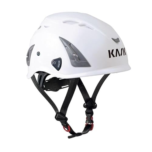 KASK PLASMA AQ INDUSTRIESCHUTZ -UND KLETTERHELM (WEIß) | INKLUSIVE SCHUTZBRILLE (SCHWARZ) von Kask