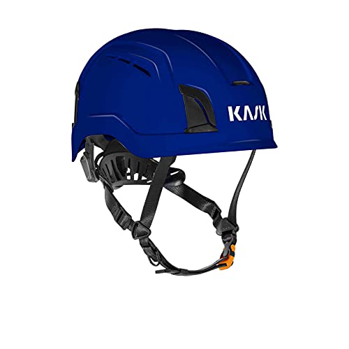 KASK Schutzhelm ZENITH X Air, Bauhelm, Kletterhelm, Arbeitshelm, Drehrad Gr. 52-63 cm, Belüftungsystem, Farbe:blau von Kask