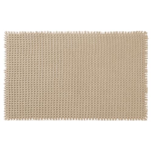 Kaslaider Waffle Badematte rutschfest Badezimmerteppich mit rutschhemmender, 50x80 cm Rückseite Weich Badteppich Saugfähige Badvorleger Waschbar Duschvorleger für Badezimmer von Kaslaider