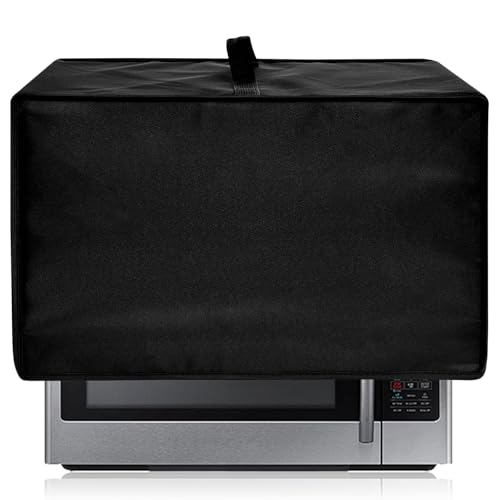 Mikrowellen Staubschutz Oxford Schwer, Pflicht hitzebeständig Wasserdicht Staubdicht Mikrowelle Grill Cover Protector Mikrowellenherd Abdeckungsschutz Staubschutzhülle, 53x40x31cm von Kaslaider